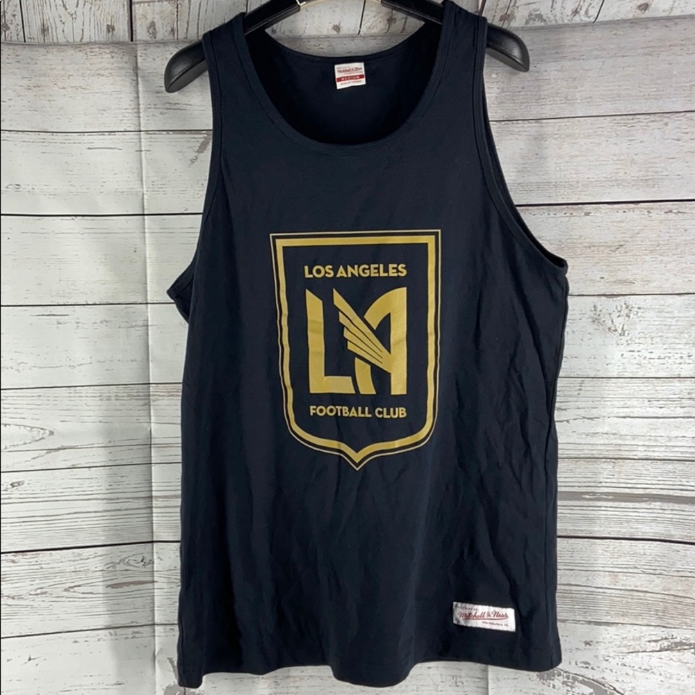 Mitchell & Ness Black Los Angeles Football Club Tank Top Size M